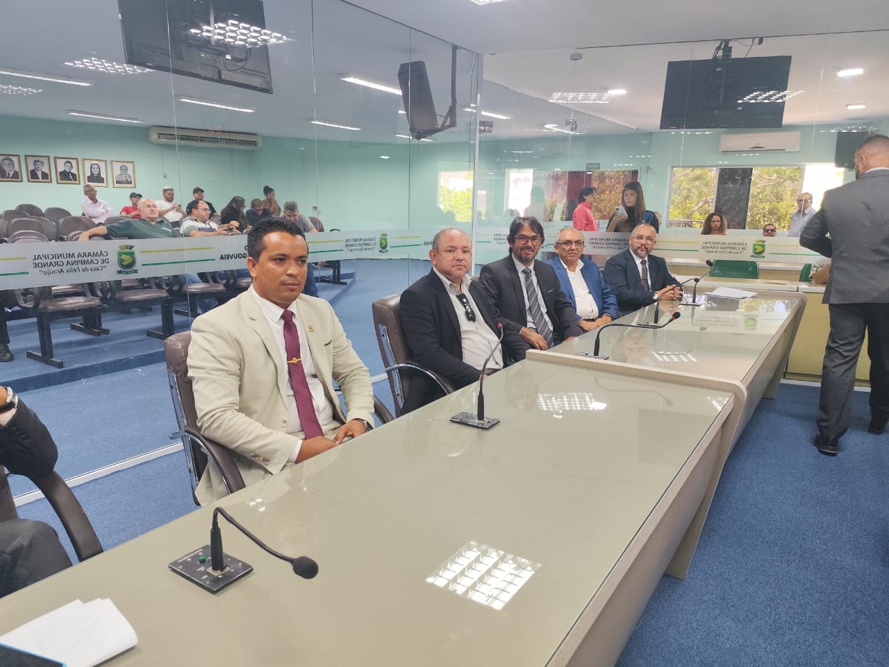 Visita institucional: vereadores de Alhandra vão à Câmara de Campina Grande para troca de experiências